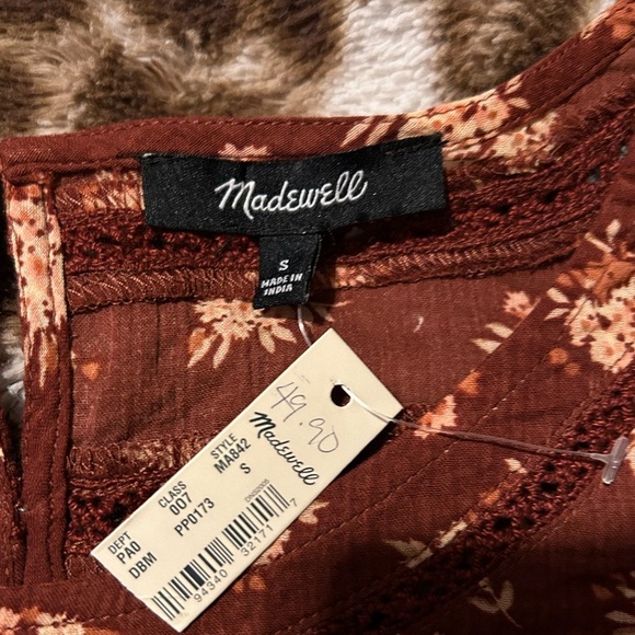 Long Sleeve Floral Madewell Shirt - Picture 3 of 4